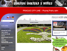 Tablet Screenshot of praguecityline.cz